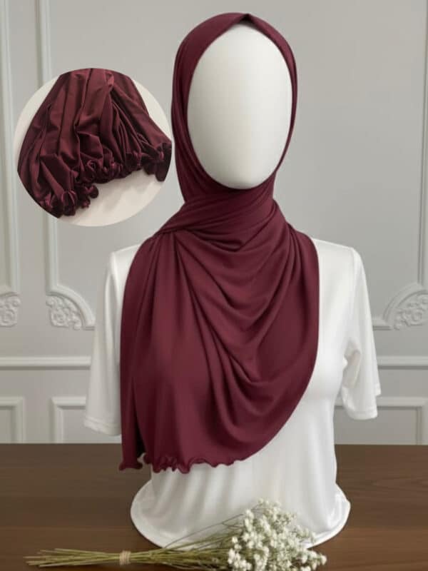 Hijab Jersey Premium - bordeaux
