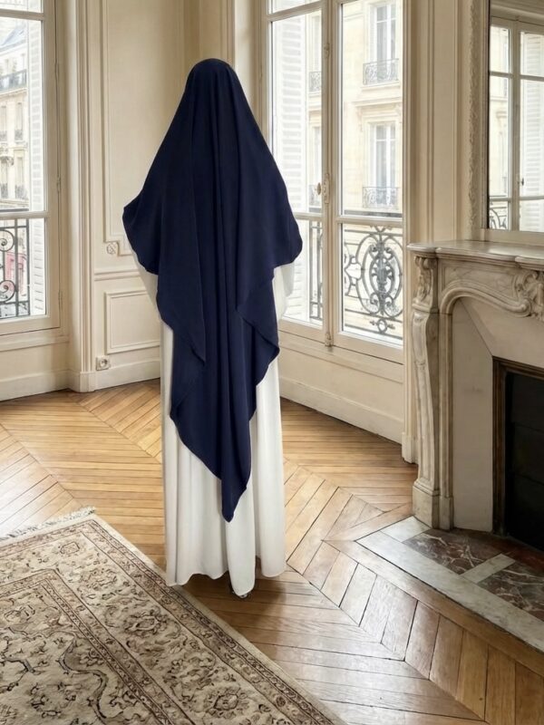 Maxi Khimar en Soie de Médine – Élégance et Fluidité Absolue